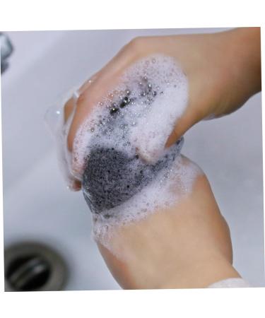 Healeved Konjac Face Cleansing Sponge | Natural Korean Facial Sponge for Deep Cleaning - Black - Buy Online on GoSupps.com
