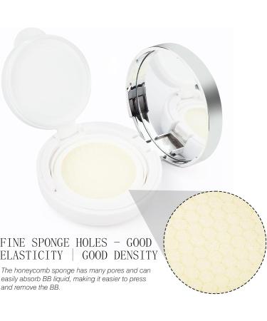 Neekep Empty Cushion Foundation Case Face Makeup Powder Puffs - Makeup Blenders Sponges 15Gram /0.5OZ BB Cream Foundation Box (cushion-foundation-White) - Buy Online on GoSupps.com