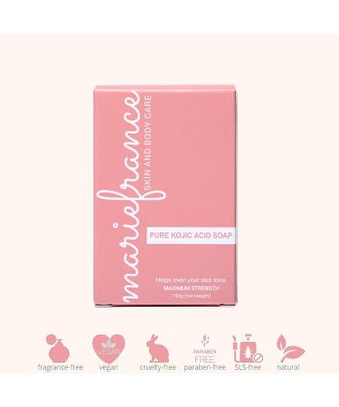 Maximum Strength Kojic Acid Skin Brightening Soap for Hyperpigmentation & Dark Spots - 5.3 oz - Buy Online on GoSupps.com