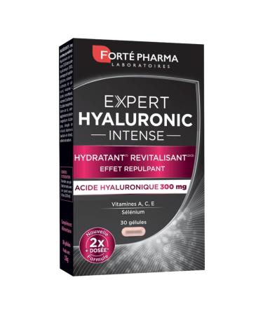Forté Pharma - Expert Hyaluronic Intense | Skin Supplement with Hyaluronic Acid - Plumping Effect | 30 capsules