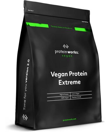 The Protein Works Vegan Protein Extreme 2kg - 29g Plant Based Protein | Vitamin Blend | 57 Servings - Vanilla Cr me - Buy Online on GoSupps.com
