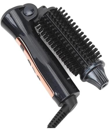 Curling Iron Brush Prevent Scald Portable 100-240V Collapsible Ceramic Ionic Hair Curling Brush For Long Hair (US Plug 100 240V) - Buy Online on GoSupps.com