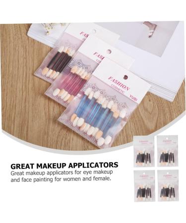 FOMIYES 40pcs Sponge Stick Double Sided Makeup Eye for Foundation Cosmetic Flat Tool - Buy Online on GoSupps.com