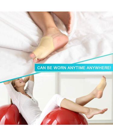 Haofy Hallux Valgus Bandage - Bunion Corrector with Slipproof Heel Straps & Gel Pad for Pain Relief - 1 Pair Large - Buy Online on GoSupps.com
