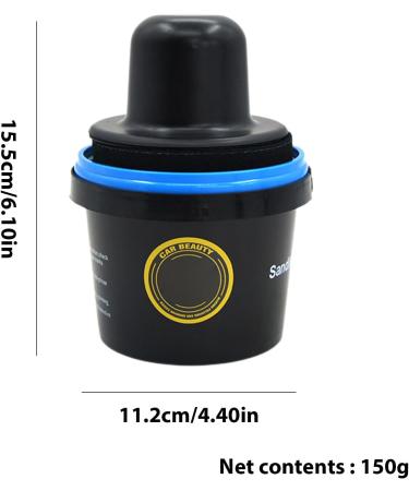 Dry Guide Coat Powder Leak Proof Sanding Coat Powder | Multipurpose Dry Guide Coat Powder with Handle for Car Wood Polishing - Buy Online on GoSupps.com