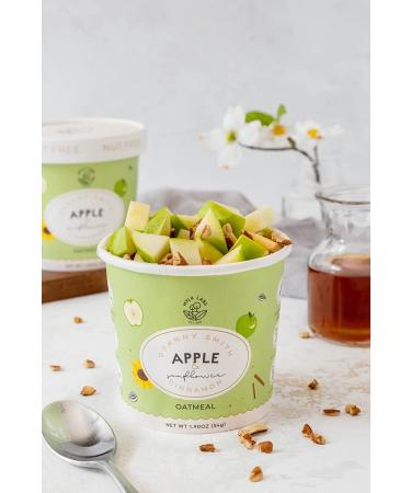 Mylk Labs Apple Cinnamon Instant Oatmeal - Nut Free, Gluten Free, High Fiber & Protein, Low Sugar - Pack of 6 - Buy Online on GoSupps.com