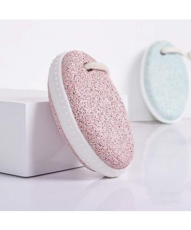 Heallily Pumice Stone for Feet - Exfoliating Dry Skin Remover - Foot Scrubber for Hands, Heels & Body - Pink - Buy Online on GoSupps.com