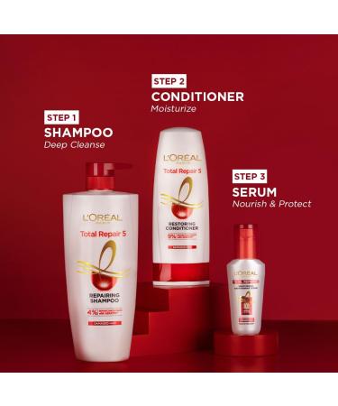 L'Oreal Paris Total Repair 5 Serum 80ml - Hair Expertise for Complete Hair Repair - Buy Online on GoSupps.com