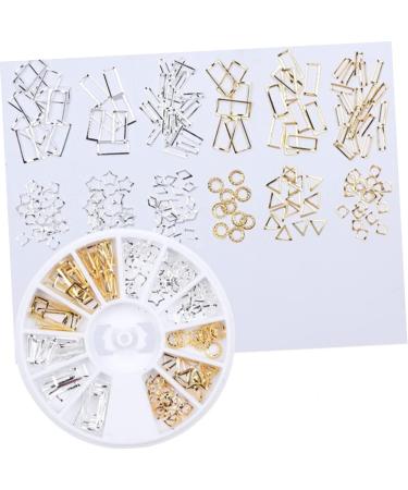 minkissy 2 Boxes Nail Art Goldendoodle Ornament Nail Rivets Studs Metal Decor Gold Metal Nail Studs Nails Jewelry Art Decoration Rivets for Metal Nails Rhinestones Metal Rivet Gem 3D Mix - Buy Online on GoSupps.com