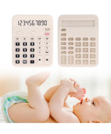 Shop Premium Silicone Teething Chew Toy for Babies - Safely Soothe Gums at Home (Beige) - Buy Online on GoSupps.com