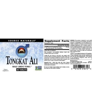 Source Naturals Tongkat Ali 60 Tablets - Boost Energy & Performance - Buy Online on GoSupps.com