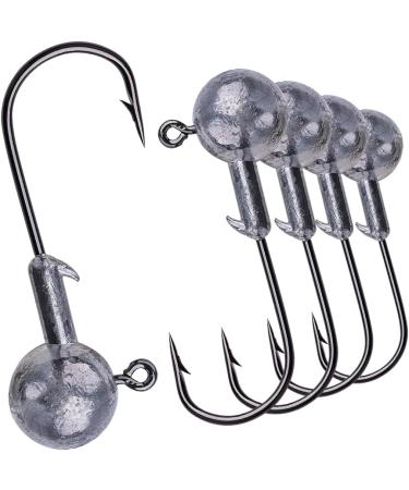 Goture 50-Piece Jig Head Fishing Hook Set - Sharp Rubber Fish Hooks for Carp & Jigs Multiple Weights Available - Buy Online on GoSupps.com