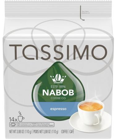 Tassimo Nabob Espresso Single Serve T-Discs 110g (5 Boxes of 14 T-Discs) & Carte Noire Americano Coffee Single Serve T-Discs 114g Coffee+Single Serve T-Discs 114g - Buy Online on GoSupps.com