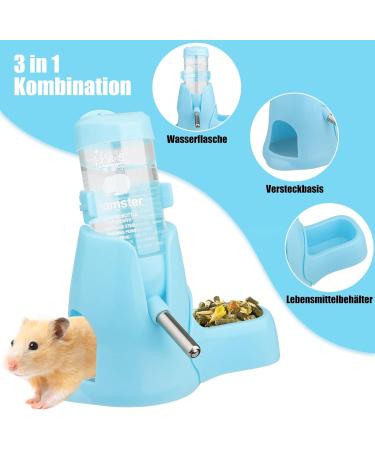 Hamster Water Bottle Guinea Pig Water Bottle Non Drip Guinea Pig Water Bottle Automatic Feeder Water and Food Dispenser for Rats Guinea Pigs Ferrets Rabbits Small Animals - Buy Online on GoSupps.com