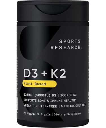 Sports Research Multivitamins Pack - DHA Omega-3 Fish Oil 700 mg + Vitamin D3 + K2 5000iu + Magnesium L-Threonate Capsules 2000mg - Buy Online on GoSupps.com