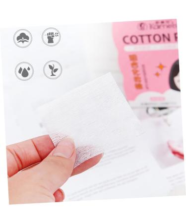 DOITOOL 2 1 Cotton Pads Face Wipes Makeup Removing Wipes Cleaning Tool Facial Puff Disposable Beauty Accessories Makeup Tool Makeup Cotton Wet Wipes Towel Skin Care White 5.8X5.3CM White - Buy Online on GoSupps.com