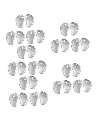 NOLITOY 15 Pairs Forefoot Slipper Pad Front Palms Pads Self-Adhesive Forefoot Pads Gel Metatarsal Pads Heel Grip Liner Foot Protection Insoles Skin-Friendly Foot Pads Toe Protectors
