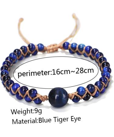 DOITOOL Anti Motion Sickness Bracelet | Blue Crystal Dainty Bracelet for Car Sickness | Portable Beaded Female Accessory - Buy Online on GoSupps.com