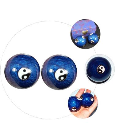 Handmade Health Massage Handball Set | Deep Tissue Yoga Balls | Decorative Marble Manual Gym Ball - Buy Online on GoSupps.com