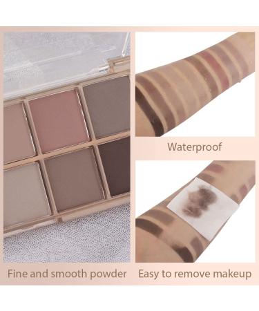AMY'S DIARY 10-Color Matte Eyeshadow Palette - Long-Lasting, Ultra-Blendable Eyeshadows for a Natural Look | Cement-Neutral Nude Shades for Women - Buy Online on GoSupps.com