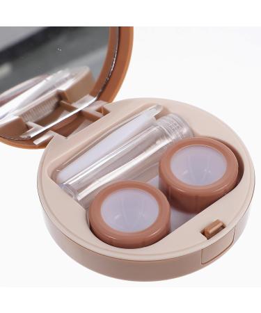 Coolhiya Contact Lens Container Set - Travel Tool for Easy Lens Removal & Storage | Invisible Decorative Case for Eye Contacts - Buy Online on GoSupps.com