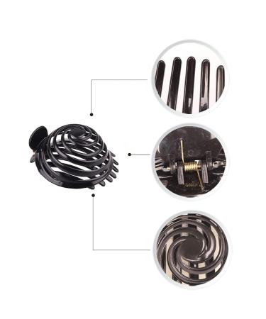 2 Pack Plastic Hair Clips for Women | Versatile Black Hair Accessories | Perfect Fit for All Hair Types - Buy Online on GoSupps.com