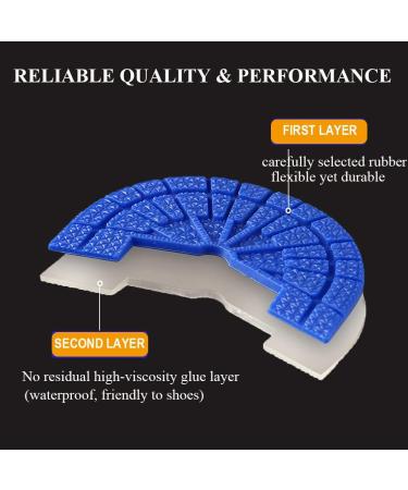 Buy Sole Protector for Sneakers | Strong Self-Adhesive Repair Plates for Air Jordan | Non-Slip Heel Pad | Transparent | Men's & Women's Size 11-12 - Buy Online on GoSupps.com