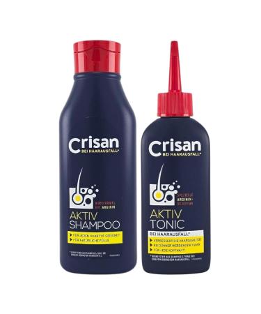 Kit actif contre la chute des cheveux - Shampoing (250 ml) et tonique (150 ml) l'arginine - Syst me d'action pour hommes et femmes en cas de perte de cheveux h r ditaire - Pour une pl nitude