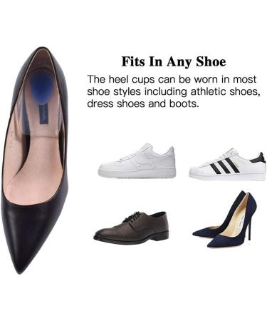 Gel Heel Cups - Anti-Slip Inserts for Heel Pain Relief | Blister Prevention & Comfort | One Size Fits All - Buy Online on GoSupps.com