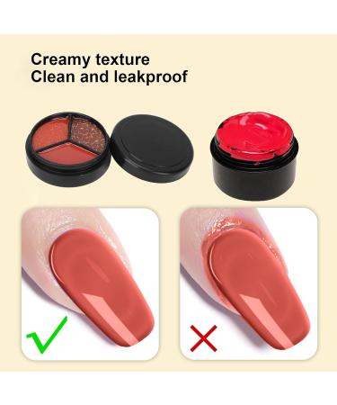 Nail Gel Paint Nail Gel Polish Paint Nail Art Tool Elegant Cream for Women Nail Beauty Salon for Nail School (#1 Camellia Fine Sparkle - Black Plum Jam) - Buy Online on GoSupps.com