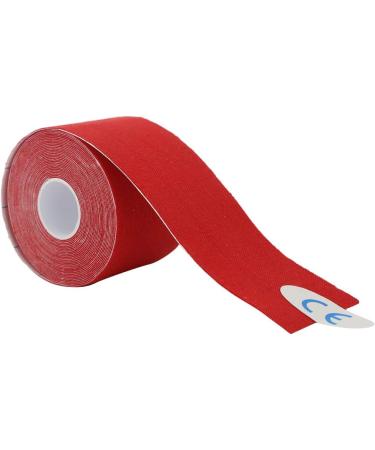 Elastic Muscle Tape for Rock Climbing & Swimming - Low Sensitivity Acrylic Strain Tape (Red) - International Shipping Available - Buy Online on GoSupps.com