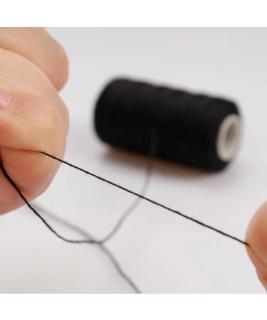 Beayuer Professional Hair Weave Tools 3 pcs Black Threads for Wig Making & Hair Weft Sewing - Hair Salon Quality Extension (3 Thread Black) - Buy Online on GoSupps.com