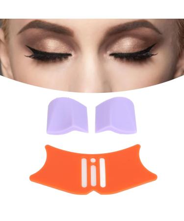 Sonew Eyeliner Stencil Set Lash Aids and Nasal Shadow Brush for Multifunctional Makeup Tool Reusable Silicone