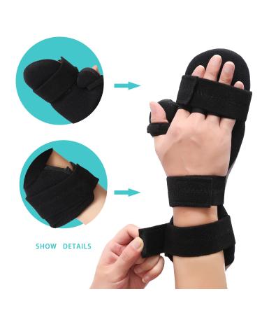 HEERTEE Stroke rest hand splint functional hand brace finger separation night carpal tunnel wrist guard metacarpal rupture tendonitis sprain fracture arthritis hand fixator(Plus) - Buy Online on GoSupps.com