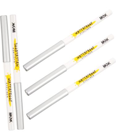 Healeved 10 Pcs White Lying Silkworm Pen White Eye Shadow Eye Makeup Tools Eyeshadow Crayon Makeup Pencil Abs - Buy Online on GoSupps.com