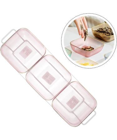 PRETYZOOM Serving Tray 1 Set Dried Fruit Storage Box Condiment Dipping Sauce Bowl Make Tea 37.5x12.4cm Dark Red - Buy Online on GoSupps.com