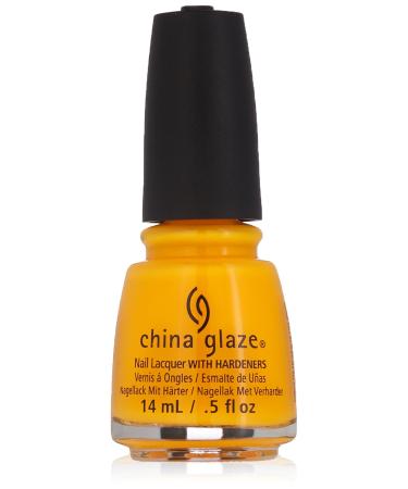 China Glaze Sun Worshiper Nail Polish Lacquer with Hardeners 14ml