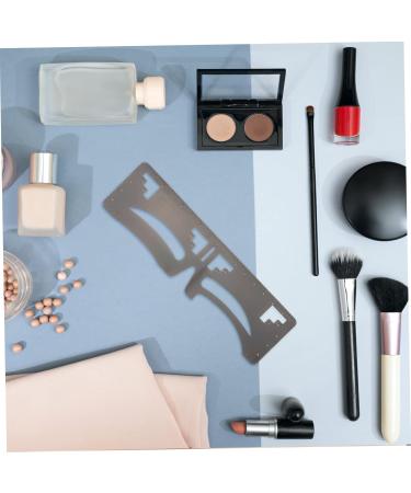 WOONEKY 2pcs Eyebrow Ruler Makeup Stuff Makeup Tools Microblading Stencil Brow Guide Template Balance String 1 count (Pack of 1) As Shown - Buy Online on GoSupps.com