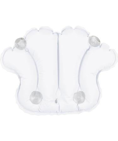 Deluxe Comfort Inflatable Spa Quality Bath Pillow with Suction Cups - Hot Tub & Jacuzzi Safe - Buy Online on GoSupps.com