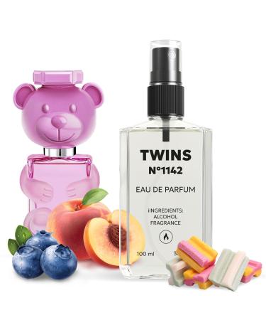 TWINS Impression of Bubble Gum | Perfume for Women Eau de Parfum | No.1142 | 3.4 Fl Oz / 100 ml Moschino Bubble Gum Impression