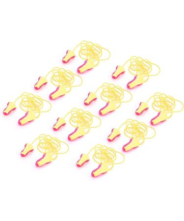 10 Pairs 32dB Noise Reduction PU Foam Earplugs with Cable - Ideal for Sleeping and Hearing Protection - Buy Online on GoSupps.com