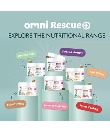 OMNI Itchy Dog Skin Relief Supplement | One-a-Day Chew for Irritated Skin | Vet Grade Potency with Beta Glucans & Algae Oil | Protect & Hydrate Small Dogs 0-15kg - Buy Online on GoSupps.com