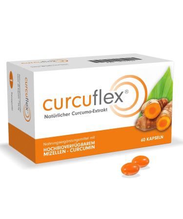 Curcuflex Curcuma Extract Soft Capsules with Highly Bioavailable Micellar Curcumin 60 Capsules