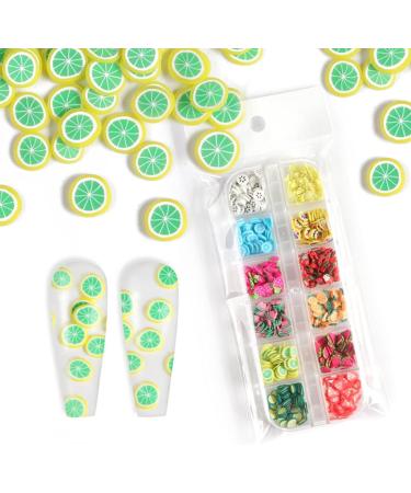 MISHITI Fruit Soft Polymer Clay Slices - UV Epoxy Resin Mold Filler & Nail Art Decoration | International Shipping - Buy Online on GoSupps.com