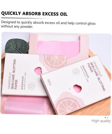 Housoutil 3 Oil-Absorbing Paper Scented Oil Absorbing Papers Facial Oil Wipes Face Oil Tissue Safe Oil Absorbing Paper Papertowel Skin Friendly Paper Facial Tissue Pink - Buy Online on GoSupps.com
