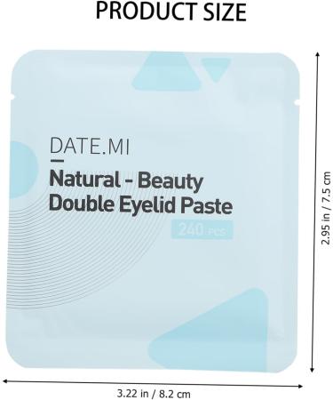 DOITOOL 3 Sets Double Eyelid Sticker Eye Makeup Supplies Eyelid Strips Eyeball Stickers Hooded Eyelid Tape Eyelid Shadow Sticker Eye Lift Tape Invisible Tape Mesh Tool Abs 8.2X7.5X0.1CM - Buy Online on GoSupps.com