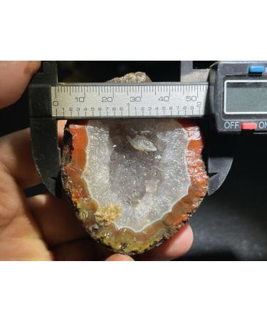 Red Battle Blood Agate Rough China Agate Crystal Achat Geode Specimen 127g RD9 ningxiao - Buy Online on GoSupps.com