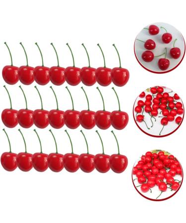 Cabilock 250 Pcs False Cherry Kids Toys Home Decor Fake Fruit Simulated Cherry Decor Fake Cherry Photo Prop for Decor Cherry Desktop Adornment Cherry Ornament Household Child Cherries Foam Redx5pcs 3x3cmx5pcs - Buy Online on GoSupps.com