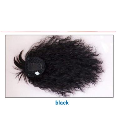 LXUE Deep Wave Clip-In Hair Extensions with Bangs - 18 Natural Black for Thinning Hair - Elevate Your Look! - Buy Online on GoSupps.com