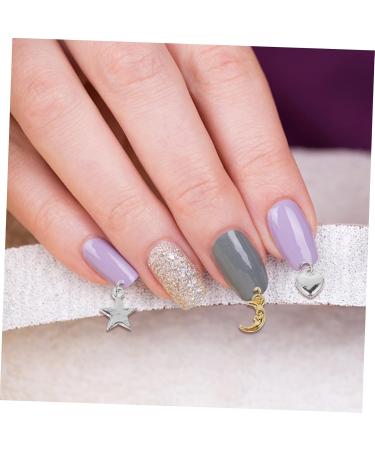 DOITOOL 4 Sets Nail Pendant Nail Jewelry Diy Nail Accessories Nail Charms Rivet Nail Jewels Resin Tools Black Horns Headband Manicure Kits Nail Kit Rhinestone Trim Alloy Hole Drill - Buy Online on GoSupps.com